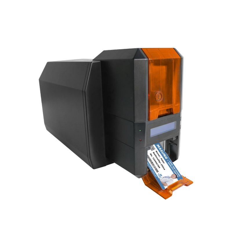 Masung MS-CH22 Single-Sided ID Card Printer for Printing Employee, Staff, Photo, Membership Cards