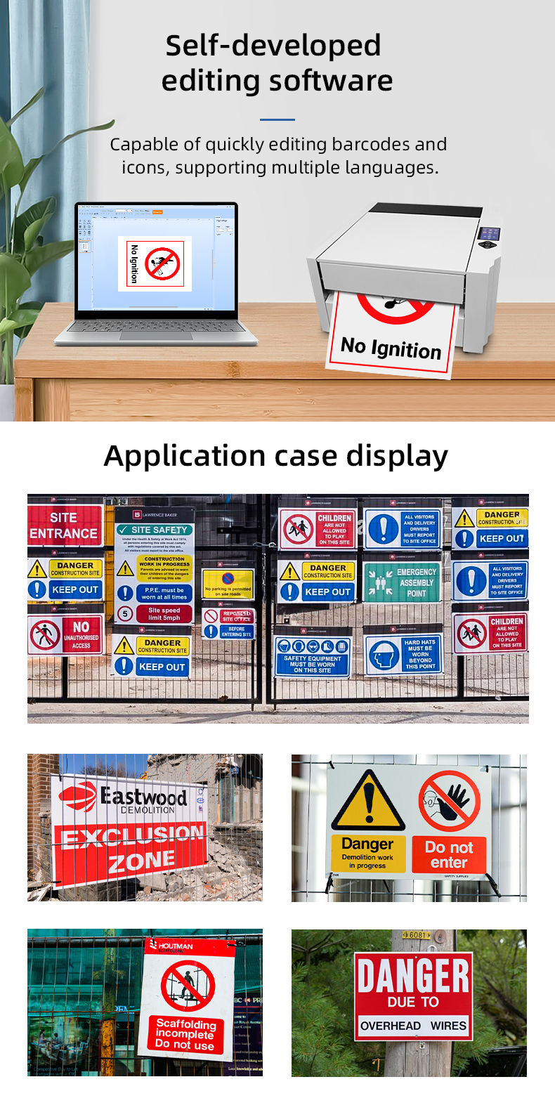 MS-CH380 sign printer applications