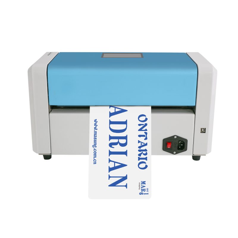 licence plate printer machine